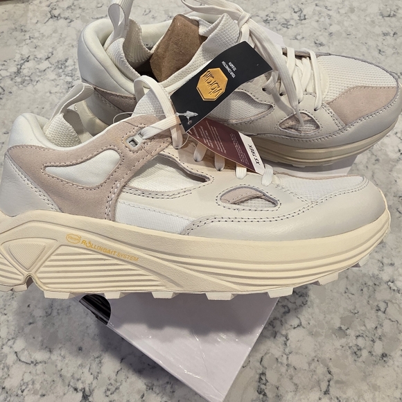 Brandblack Aura 130 sneaker OG White Vibram® RollinGait Sole Size 9.5 NIB - Picture 4 of 16